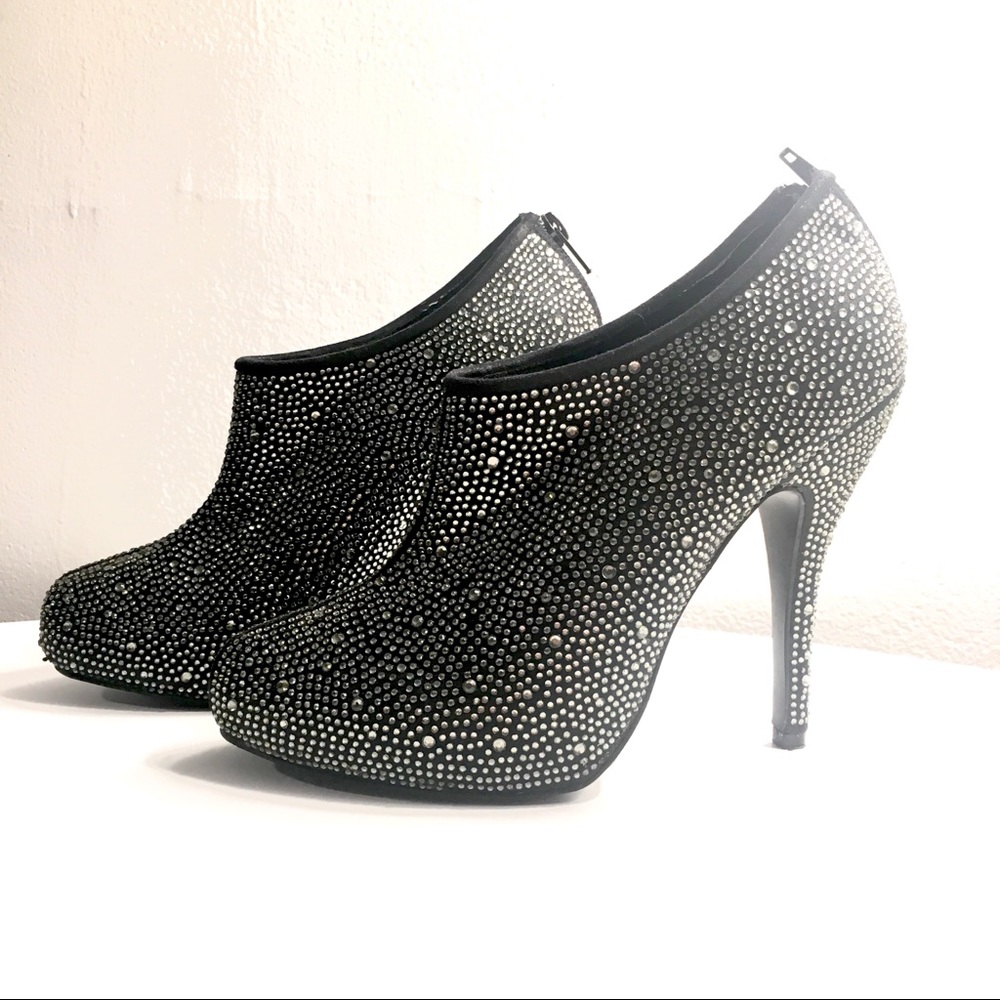 Steve Madden Crystal Booties